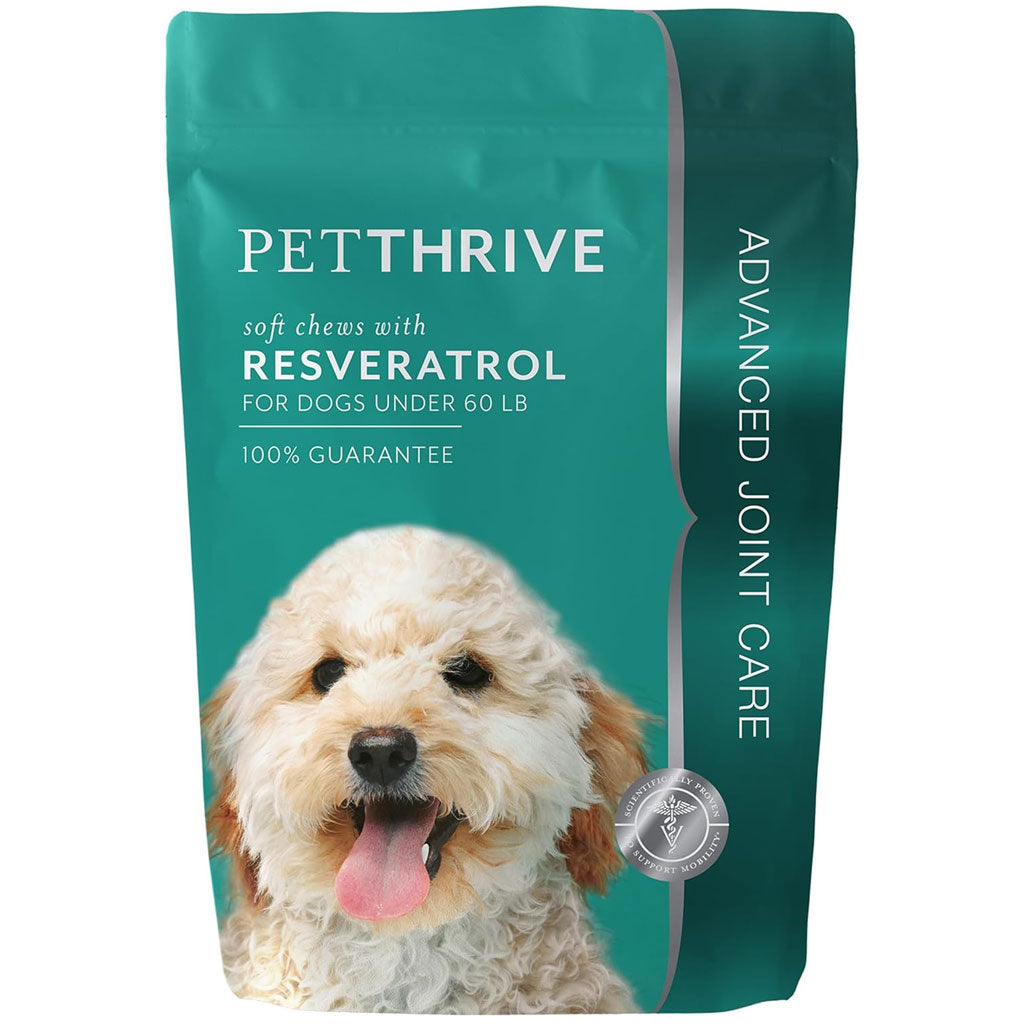 Petthrive Soft Chews with Resveratrol Advance Joint Care for Dogs