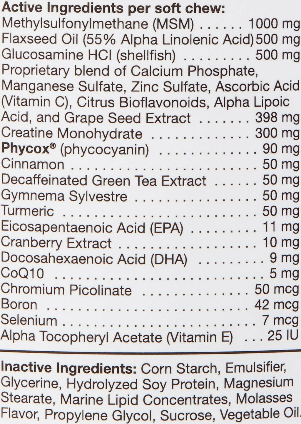 Phycox MAX HypoAllergenic (HA) Joint Supplement (90 soft chews)