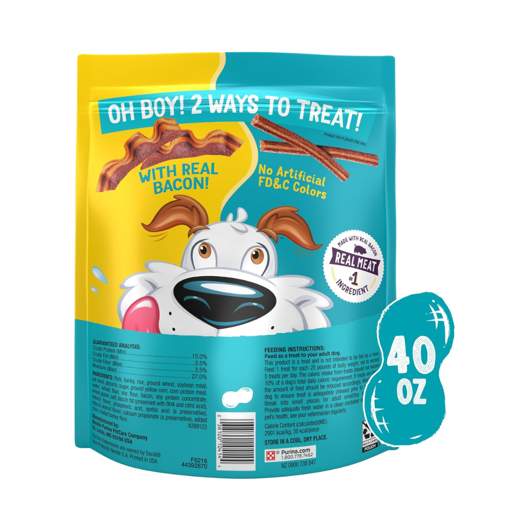 Purina Beggin' Fun Size Strips & Flavor Stix Bacon & Peanut Butter Flavor Dog Treats