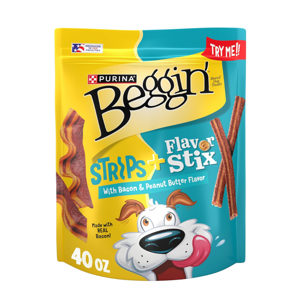 Purina Beggin' Fun Size Strips & Flavor Stix Bacon & Peanut Butter Flavor Dog Treats