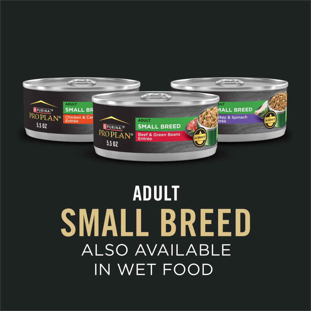 Purina Pro Plan Adult Small Breed Formula Dry Dog Food, 18-lb