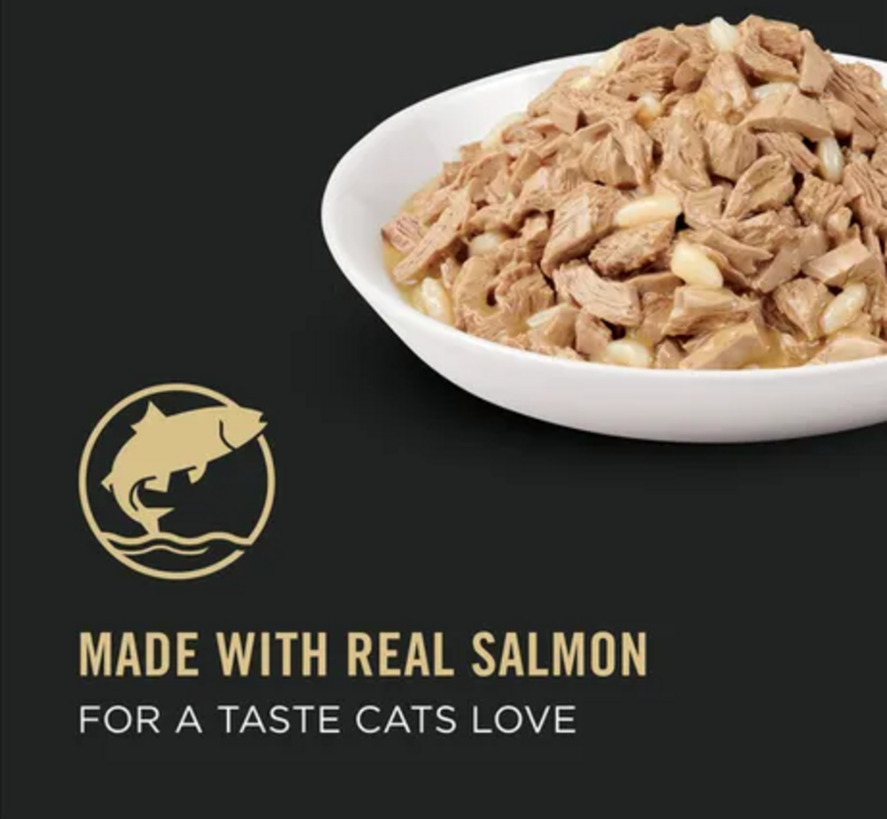 Purina Pro Plan Complete Essentials Adult Salmon & Rice in Sauce Entree Canned Cat Food