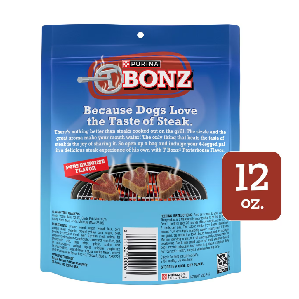 Purina TBONZ Porterhouse Flavor Soft & Chewy Dog Treats