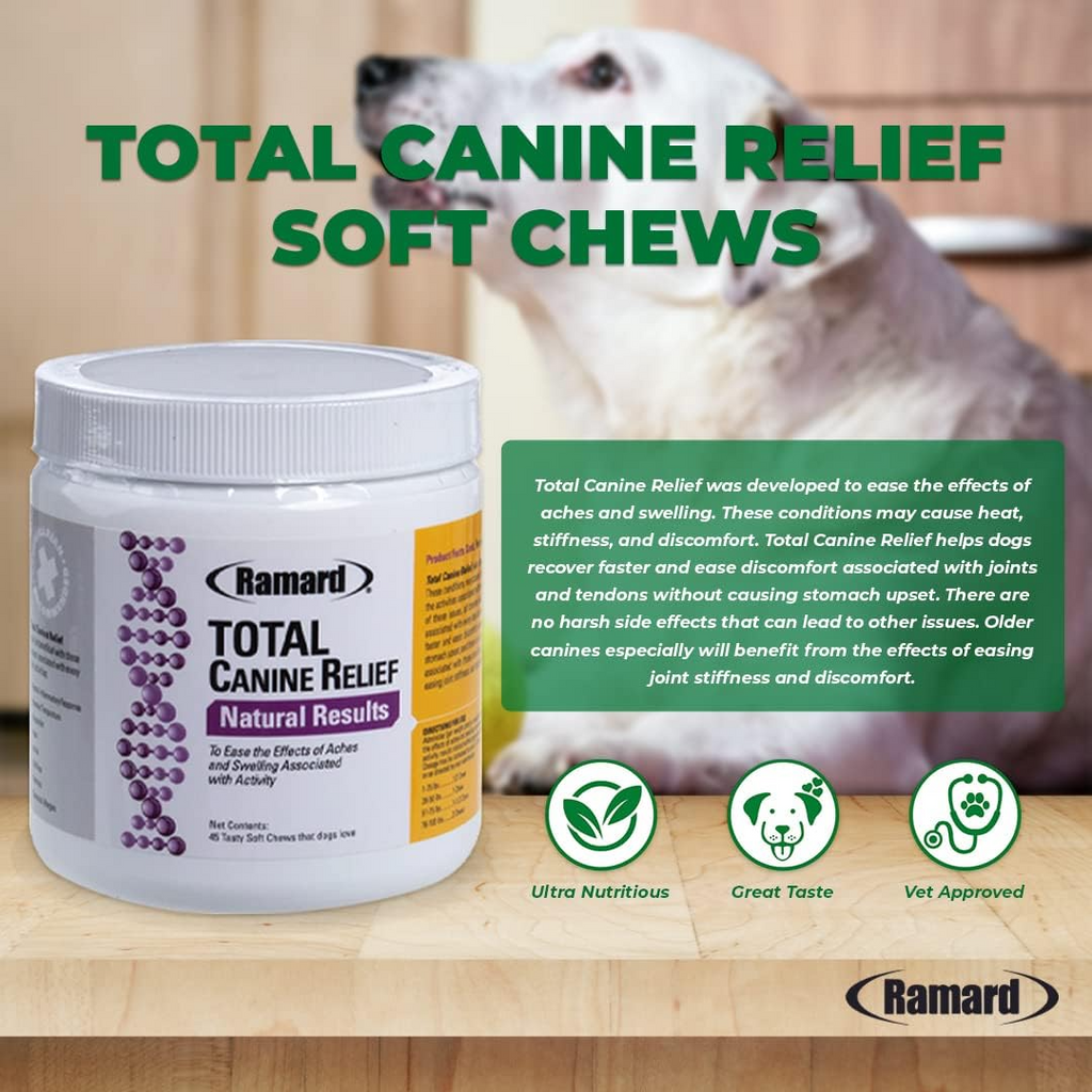 Ramard Total Relief for Dogs Supplement (45 Soft Chews)