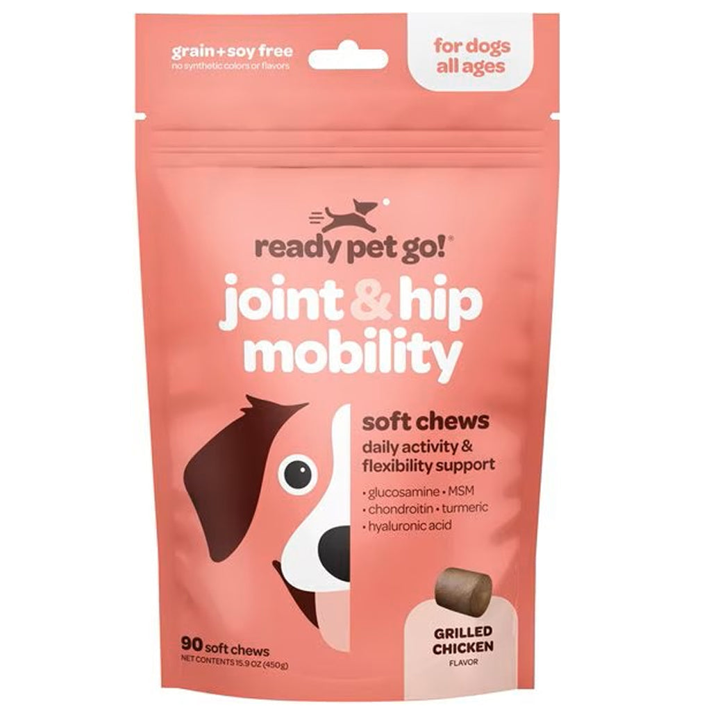 Ready Pet Go Hip & Joint Mobility Support for Dogs (90 soft chews)
