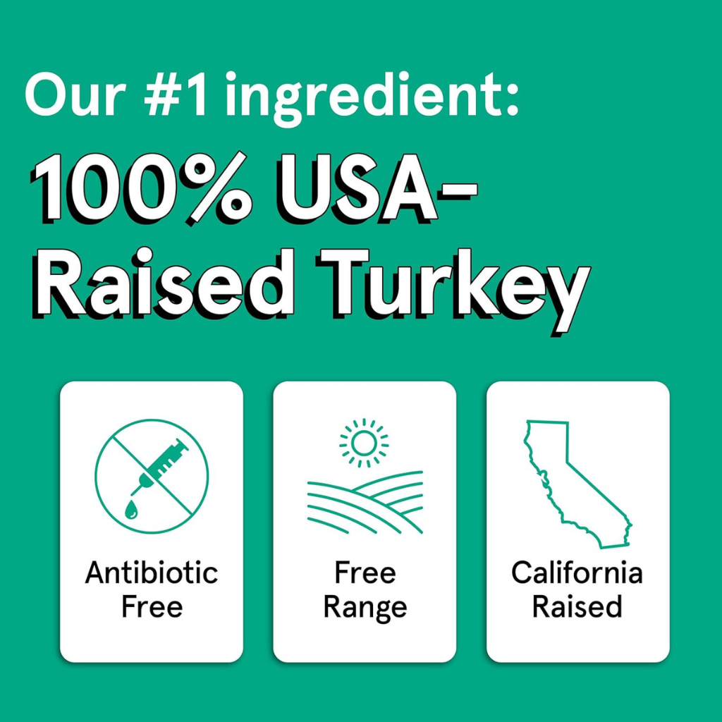 Real Meat Air Dried Turkey Neckers Dog Treats (6 oz)