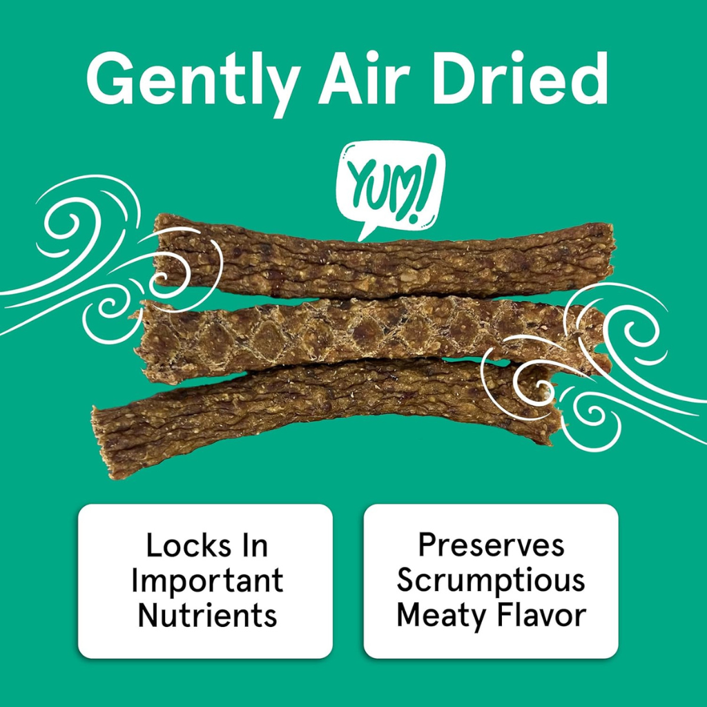 Real Meat Air Dried Turkey Neckers Dog Treats (6 oz)