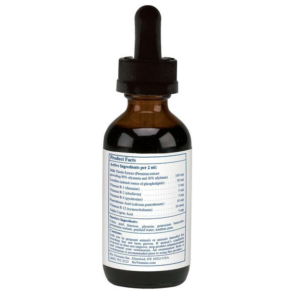 Rx Vitamins Hepato Liquid Liver Supplement for Dogs & Cats (4 oz)