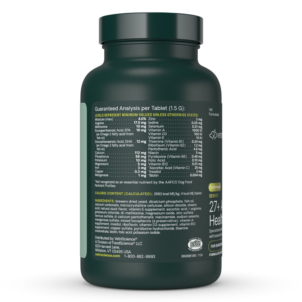 Senior 27+ Active Health Tablets for Dogs