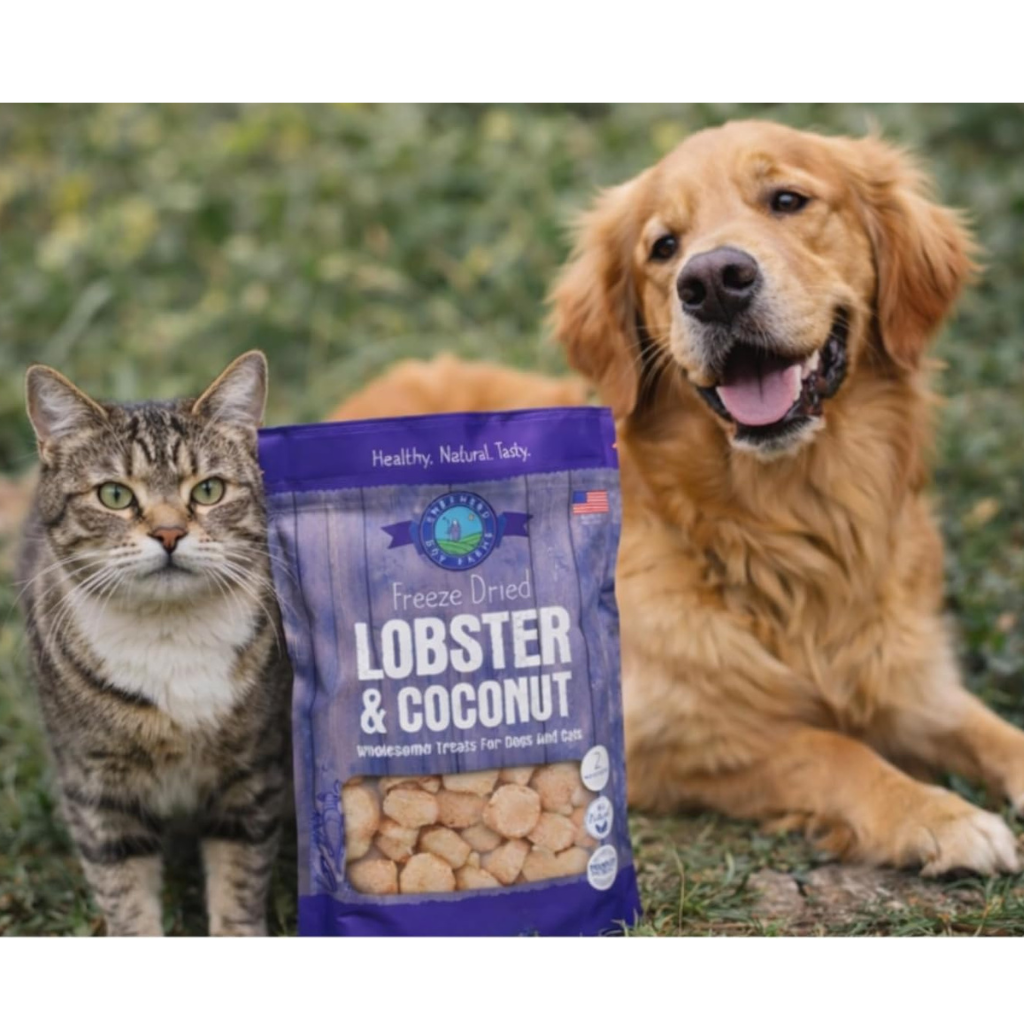 Shepherd Boy Farms Freeze Dried Lobster & Coconut Treats for Dogs & Cats