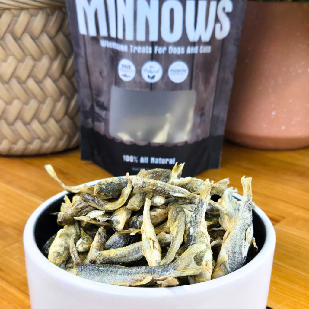 Shepherd Boy Farms Freeze Dried Minnows Treats for Dogs & Cats