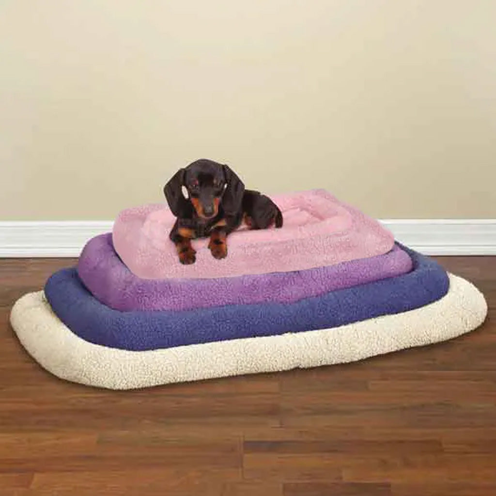 Slumber Pet Sherpa Crate Beds