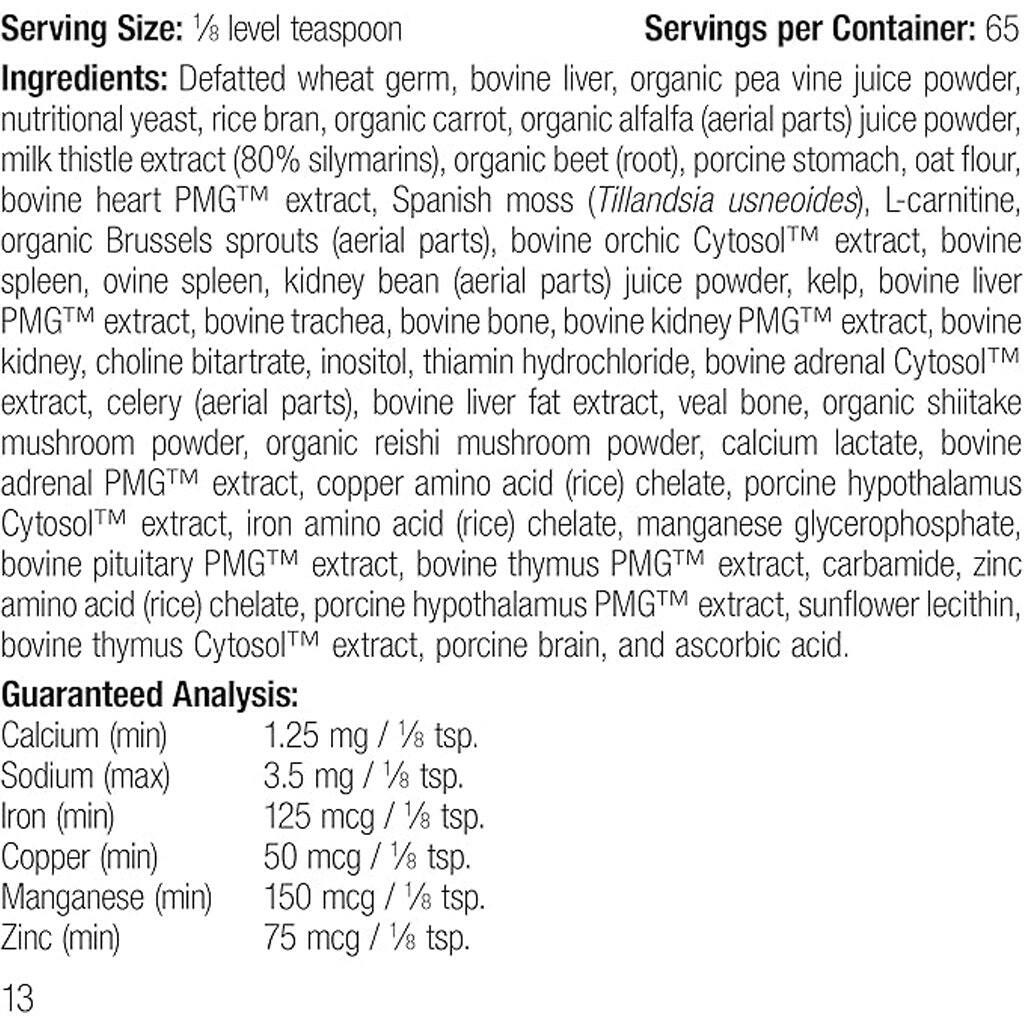 Standard Process Canine Whole Body Support