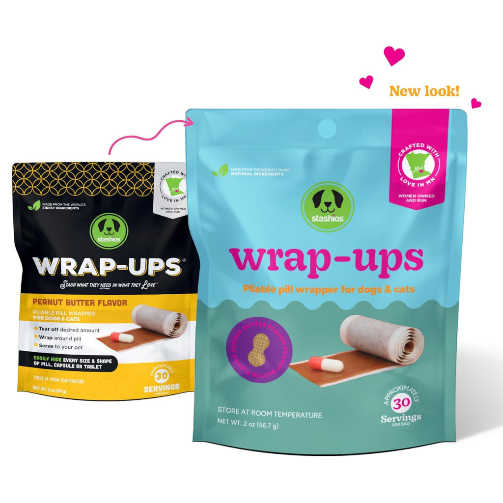 Stashios Wrap-Ups Peanut Butter Flavor Pill Wrapper for Dogs & Cats (2 oz)