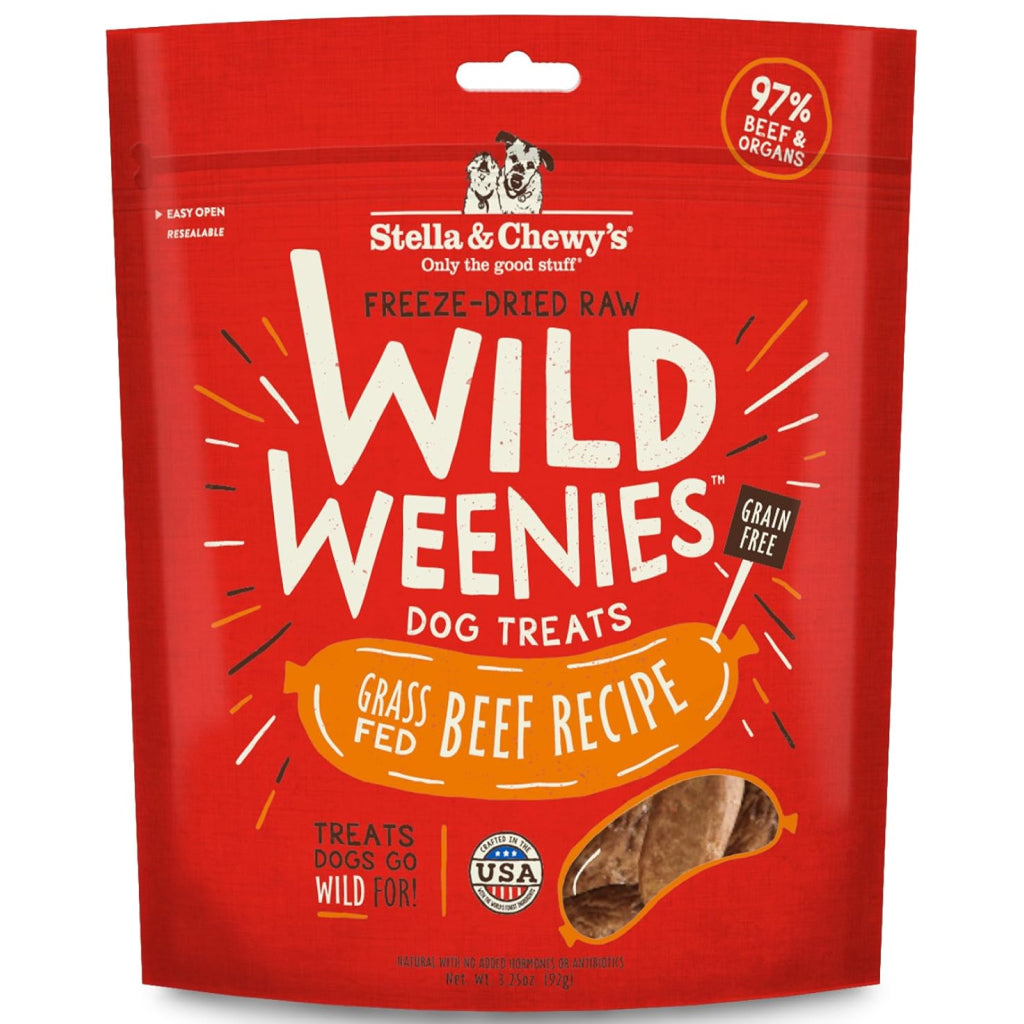 Stella & Chewy's Beef Wild Weenies Freeze-Dried Raw Dog Treats