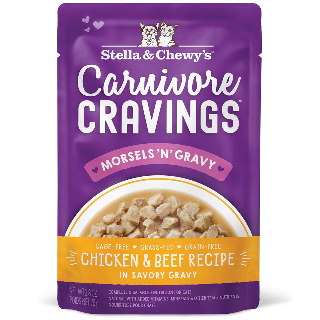 Stella & Chewy's Carnivore Cravings Morsels'N'Gravy Cat Food, 2.8-oz case of 24