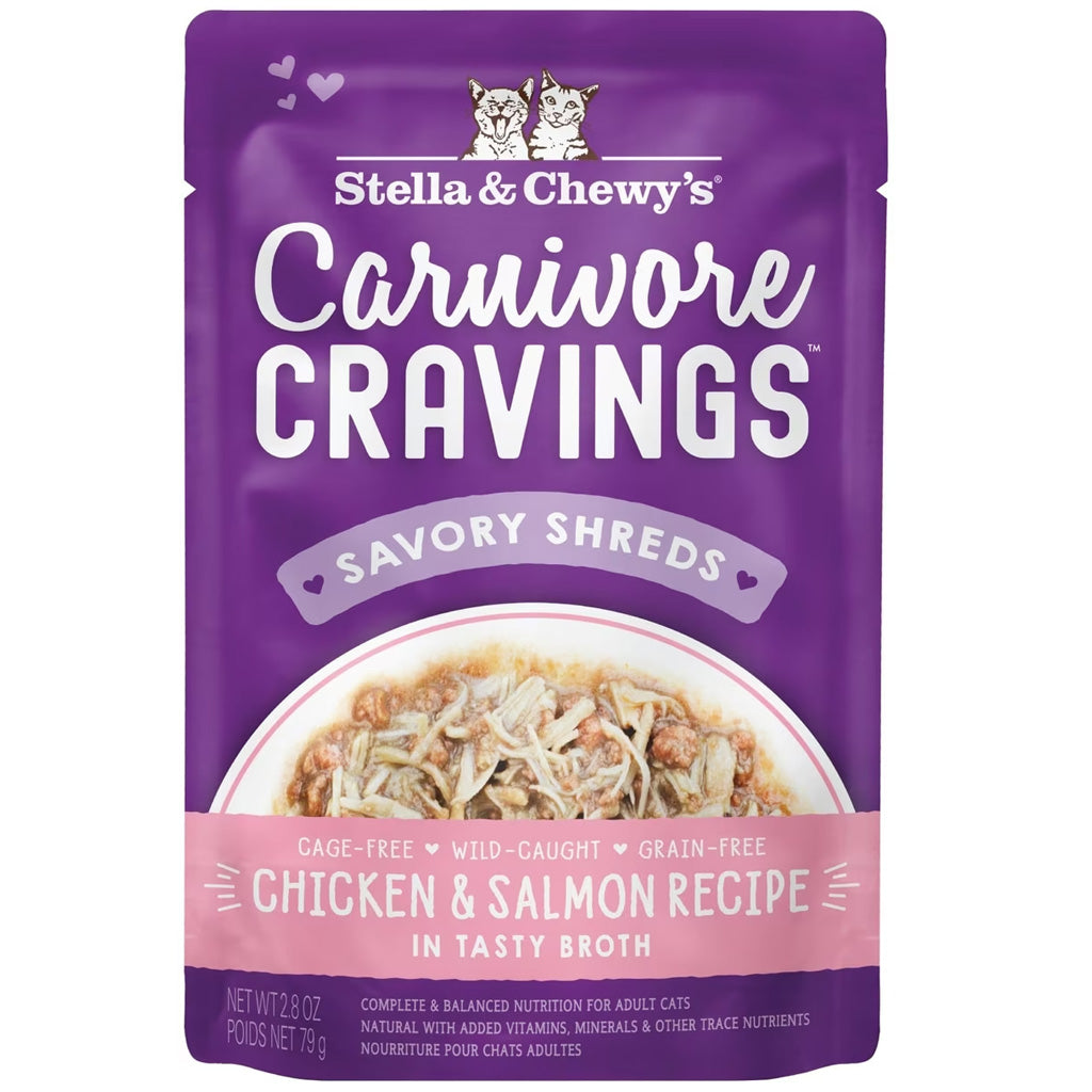 Stella & Chewy's Carnivore Cravings Shredded Wet Cat Food, 2.8-oz case of 24