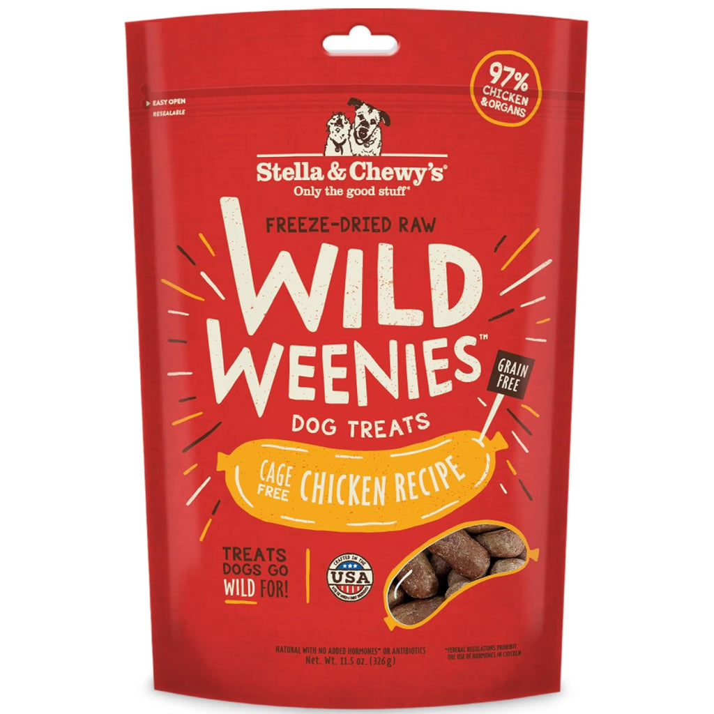 Stella & Chewy's Chicken Wild Weenies Freeze-Dried Raw Dog Treats