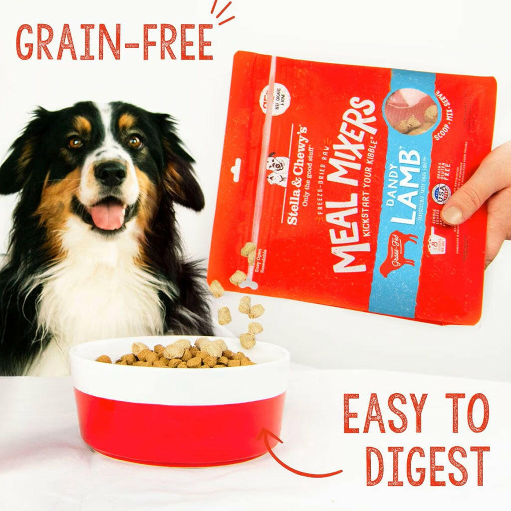 Stella & Chewy's Dandy Lamb Meal Mixers Freeze-Dried Raw Topper For Dogs