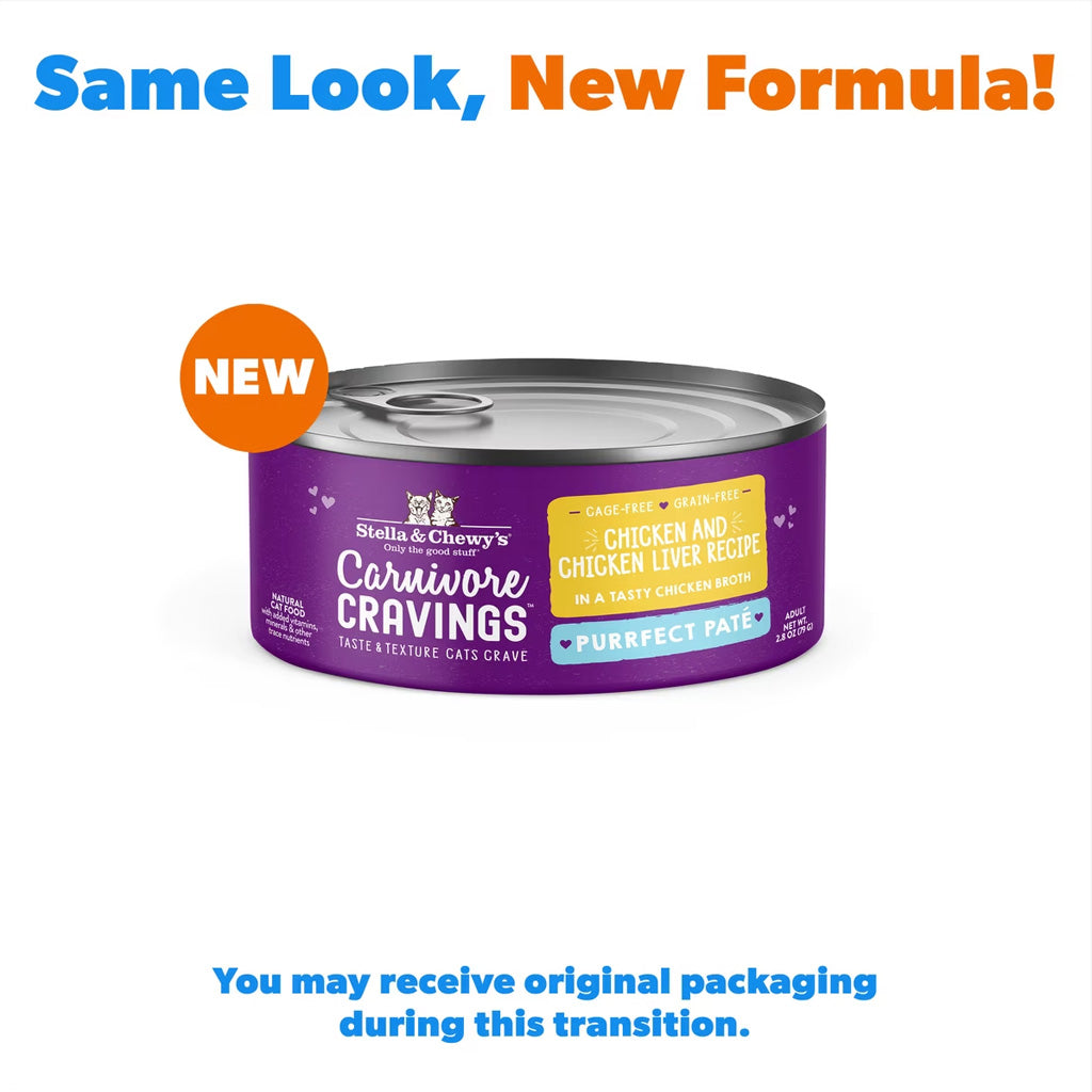Stella & Chewy's Purrfect Pate Chicken & Chicken Liver Flavored Pate Wet Cat Food