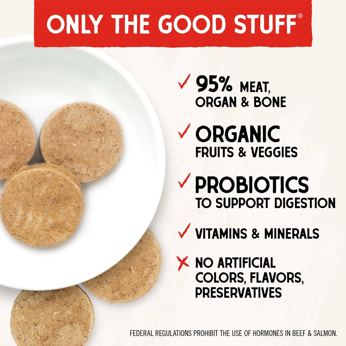 Stella & Chewy's Venison Blend Dinner Patties Freeze-Dried Raw Food for Dogs