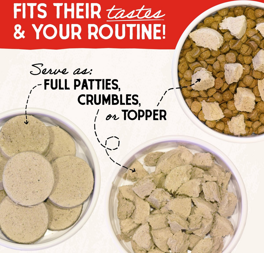 Stella & Chewy's Venison Blend Dinner Patties Freeze-Dried Raw Food for Dogs