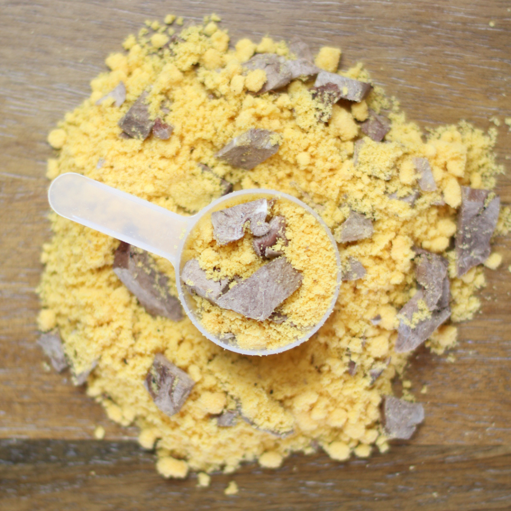 Steve's Real Food Enhance Eggs Over Easy Freeze-Dried Eggs & Pork Heart Food Enhancer (5 oz)