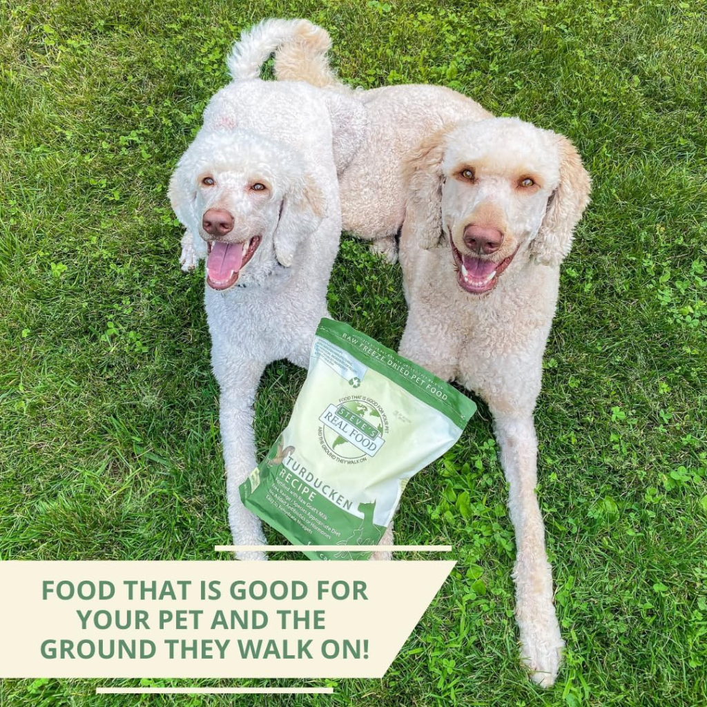 Steve's Real Food Turducken Recipe Freeze-Dried Pet Food for Cats & Dogs (1.25 lb)