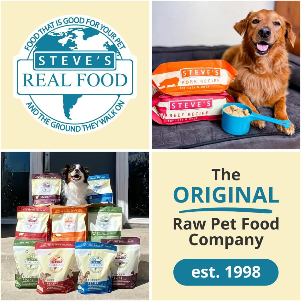 Steve's Real Food Turducken Recipe Freeze-Dried Pet Food for Cats & Dogs (1.25 lb)
