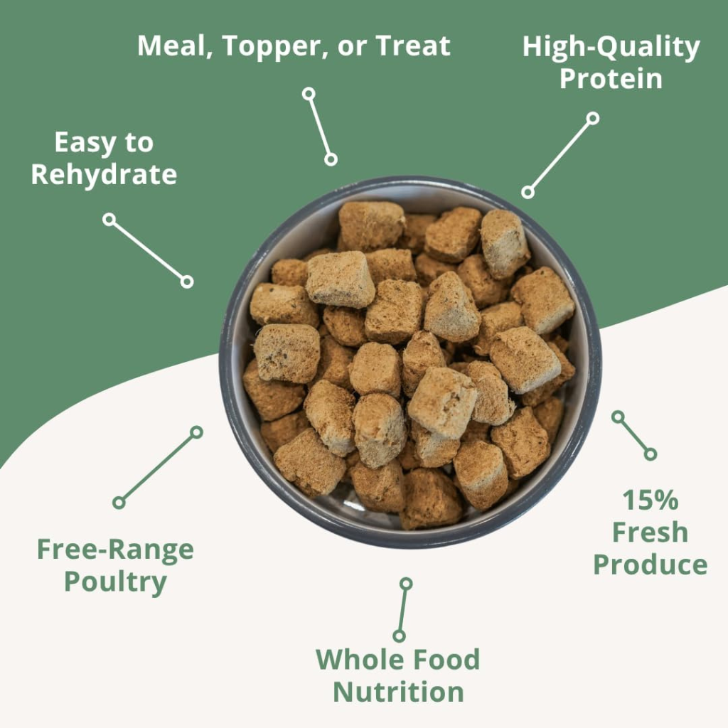 Steve's Real Food Turducken Recipe Freeze-Dried Pet Food for Cats & Dogs (1.25 lb)