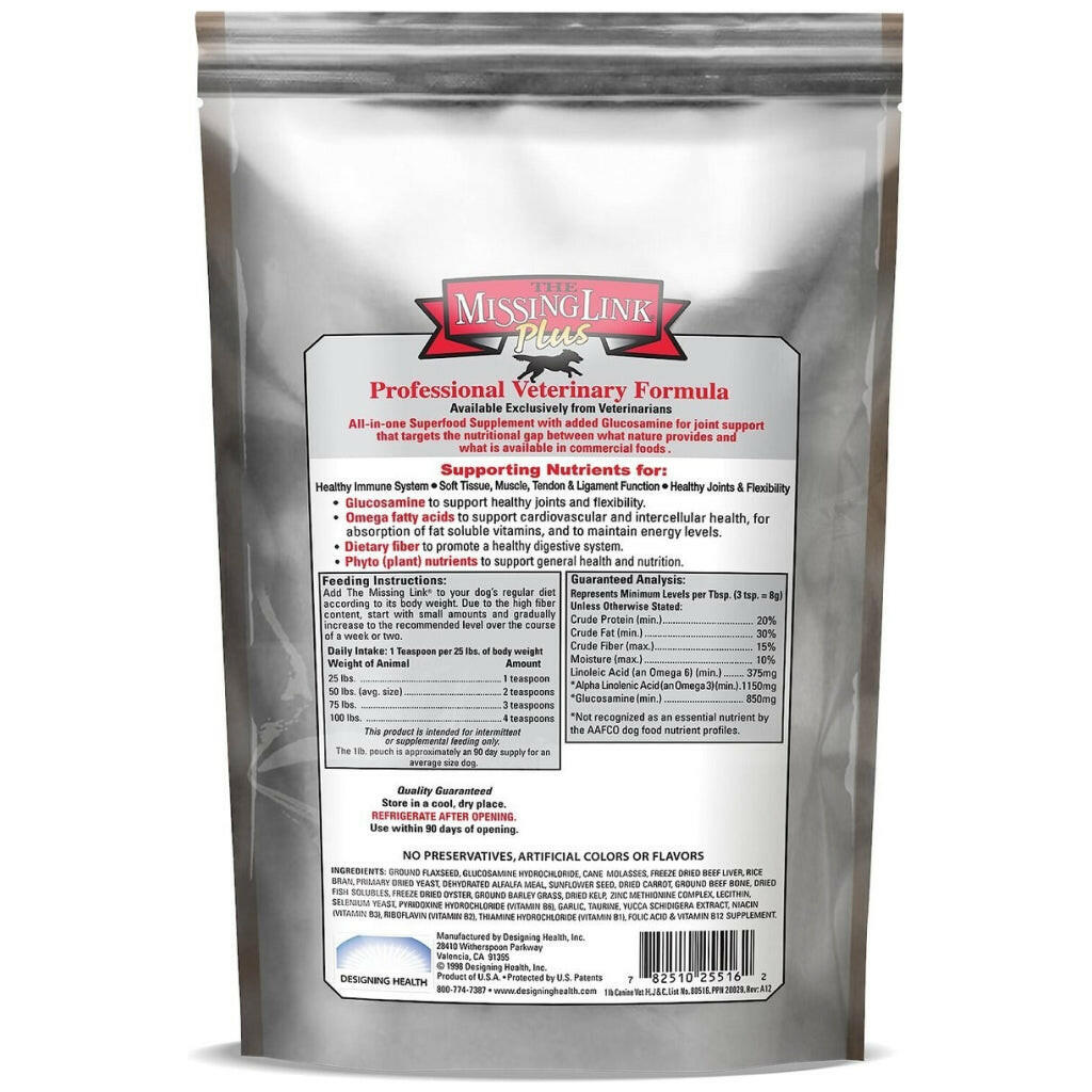 The Missing Link Professional Veterinary Formula Hip, Joint & Coat Superfood Supplement for Dogs