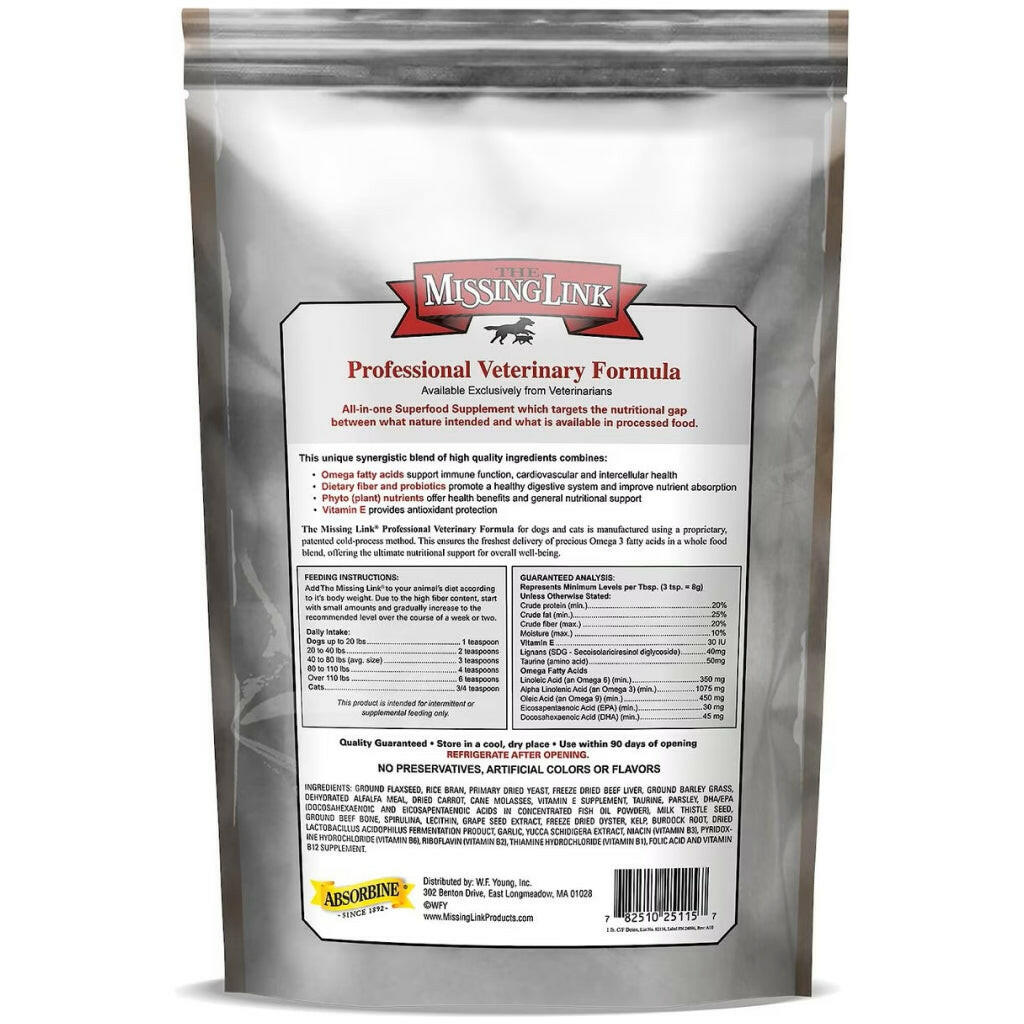 The Missing Link Professional Veterinary Formula Recovery & Detoxification for Dogs & Cats
