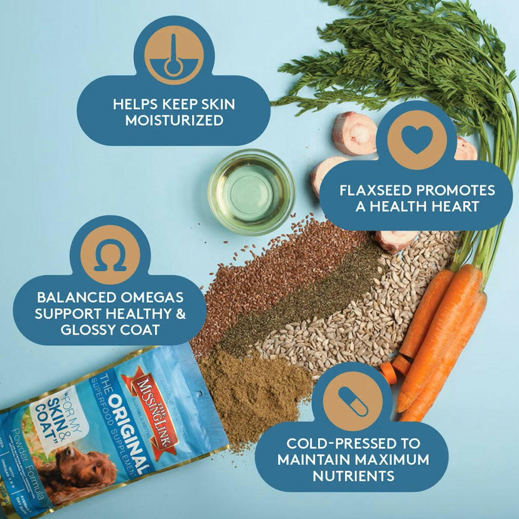 The Missing Link Skin & Coat Supplement Powder for Dogs