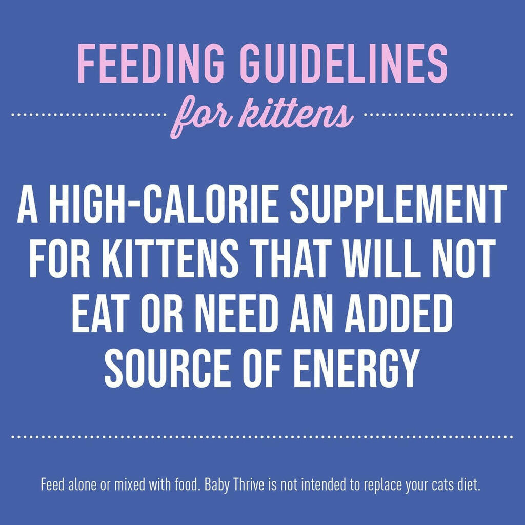 Tiki Cat Baby Thrive Chicken & Chicken Liver Recipe Supplement for Kittens, (0.28 oz x 20 pouches)