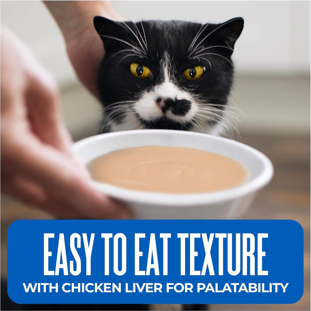 Tiki Cat Silver Comfort Chicken, Chicken Liver & Pumpkin Recipe in Broth Low Phosphorus Puree for Cats Age 11+ (6 oz x 6 pouches)