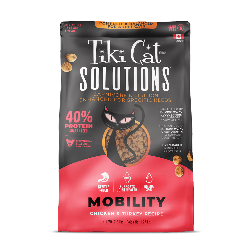 Tiki Cat Solutions Mobility Grain Free Chicken & Turkey Recipe Dry Cat Food (2.8 lb)