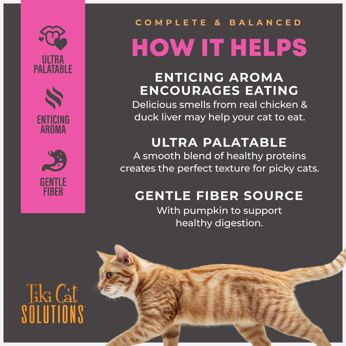 Tiki Cat Solutions Mousse Fussy Duck Liver & Egg in Broth Wet Cat Food (2.4 oz x 12 pouches)