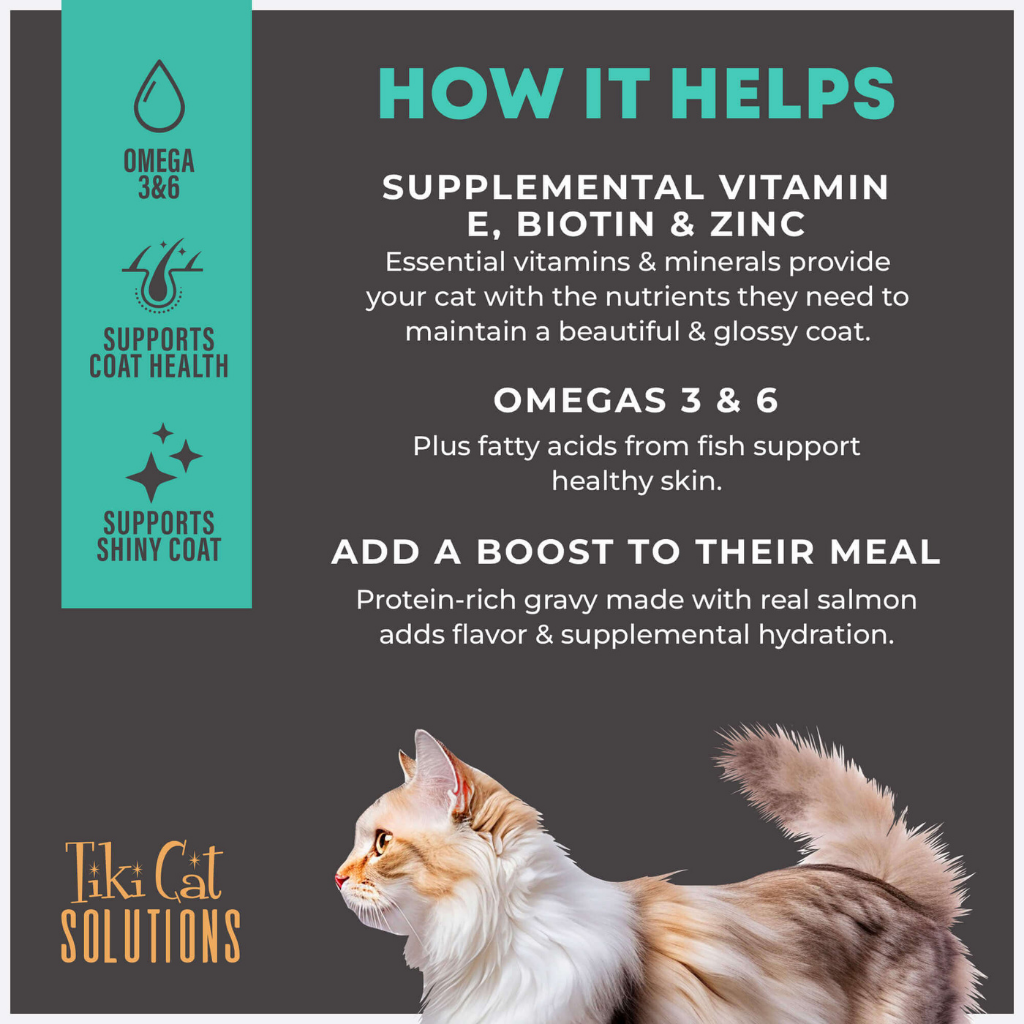 Tiki Cat Solutions Skin & Coat Grain Free Salmon & Herring Recipe Dry Cat Food