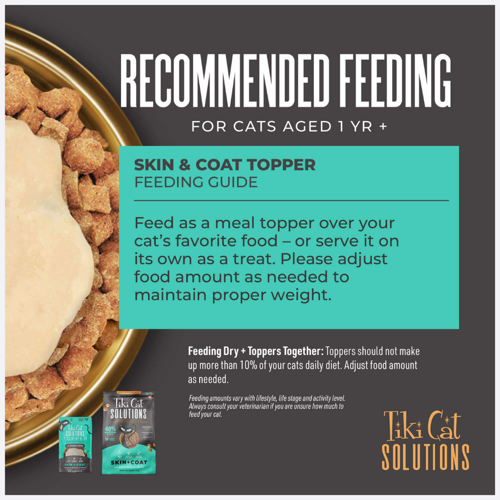 Tiki Cat Solutions Skin & Coat Grain Free Salmon & Herring Recipe Dry Cat Food