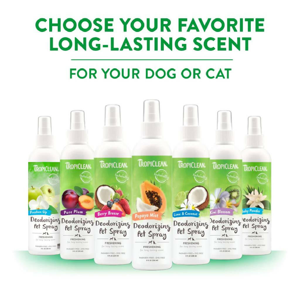 Tropiclean Berry Breeze Deodorizing Spray for Pets (8 oz)