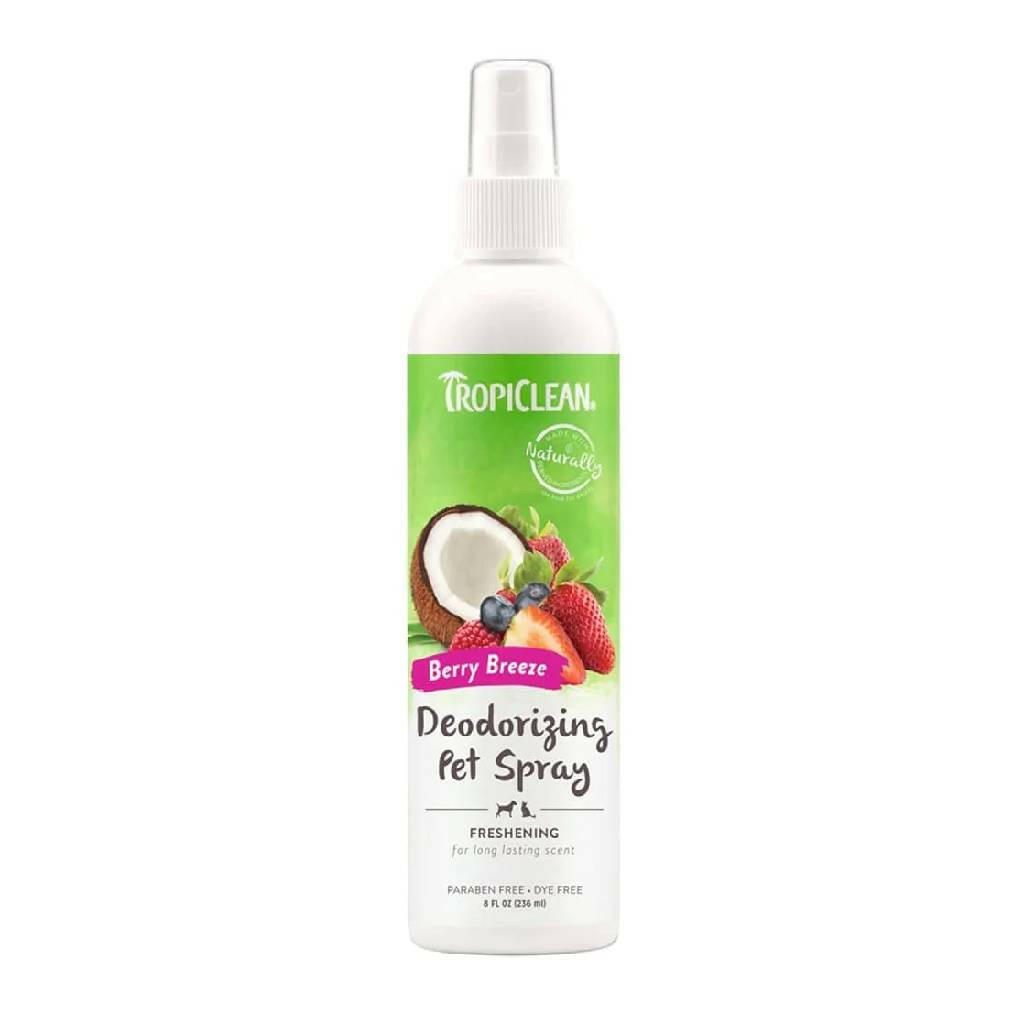 Tropiclean Berry Breeze Deodorizing Spray for Pets (8 oz)