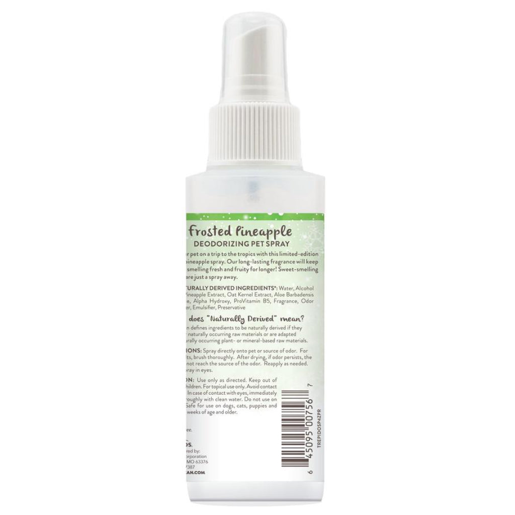 TropiClean Frosted Pineapple Deodorizing Spray - 4oz