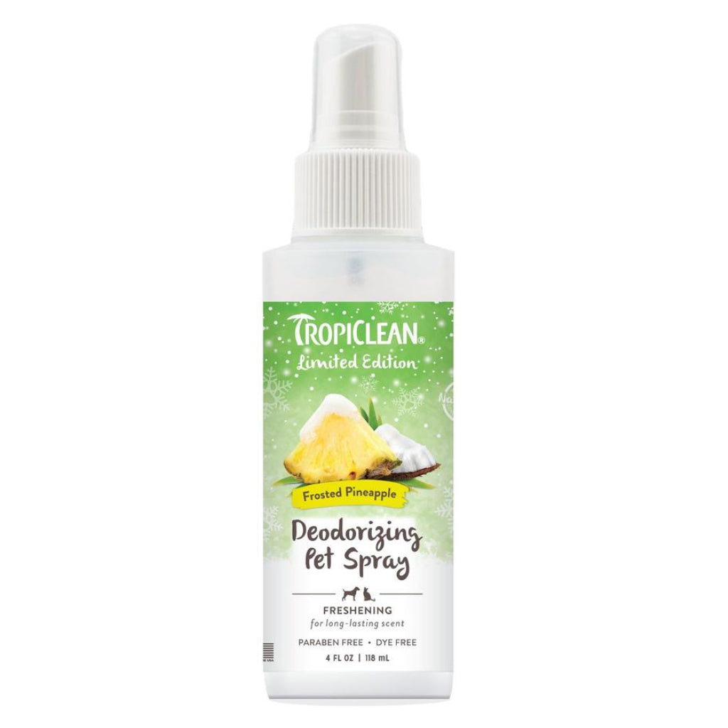 TropiClean Frosted Pineapple Deodorizing Spray - 4oz