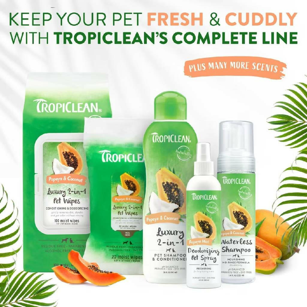 Tropiclean Papaya Mist Deodorizing Pet Spray (8 oz)