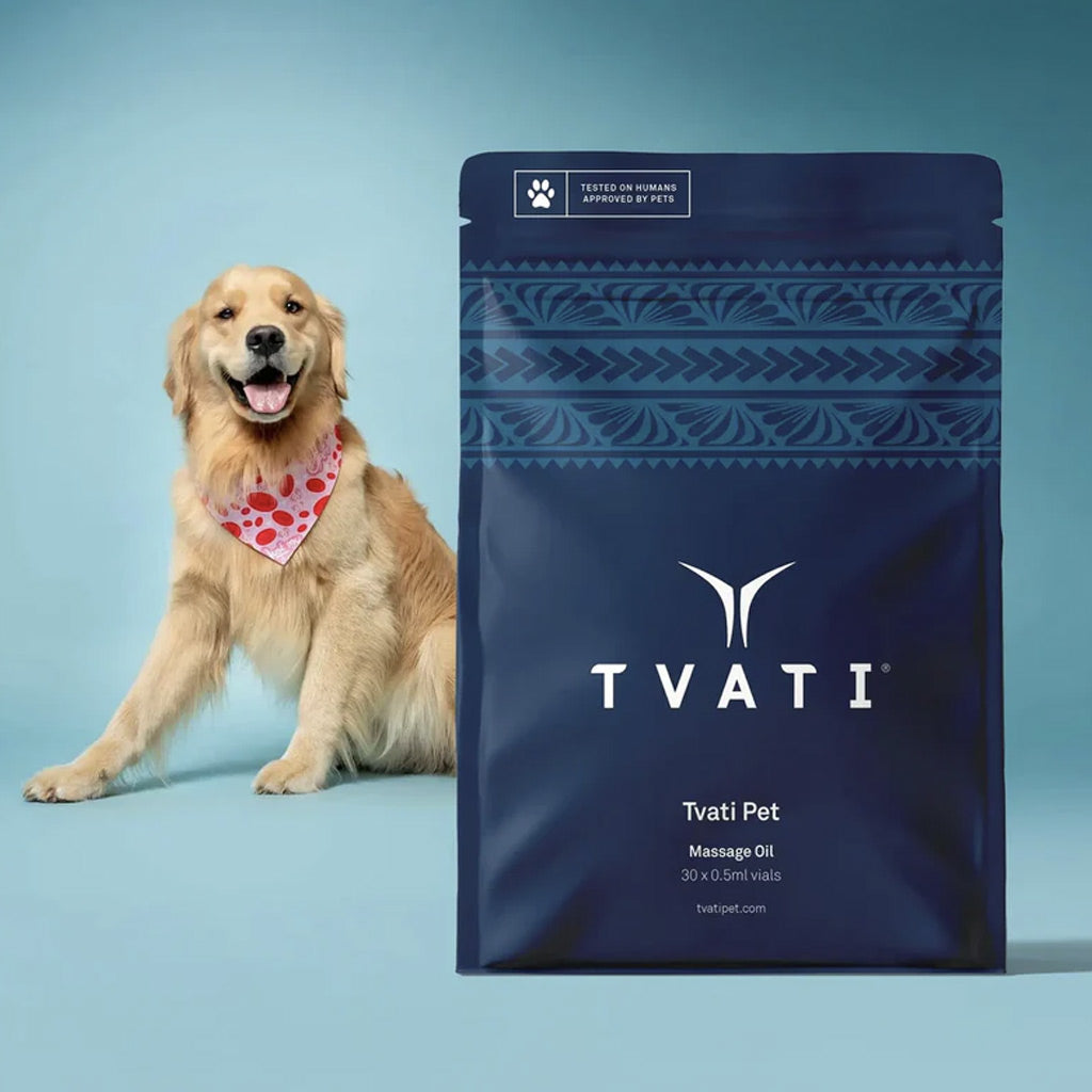 TVATI Pet Massage Oil, 30 doses - 0.5ml, 1-pack (for Pets)