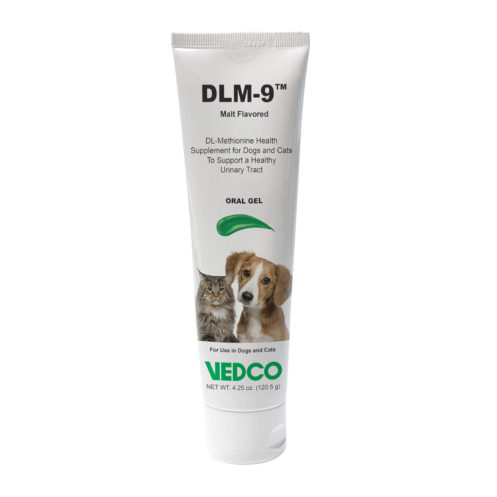 Vedco DLM-9 DL-Methionine Gel Supplement for Dogs & Cats, Malt Flavor, 4.25 oz