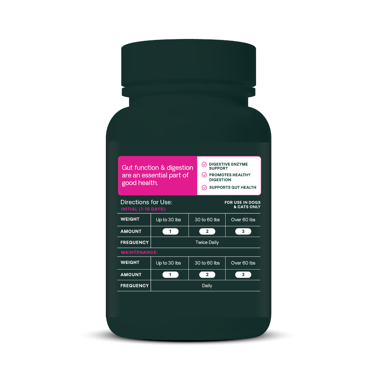VetriScience Acetylator Digestive Supplement for Cats & Dogs (120 caps)