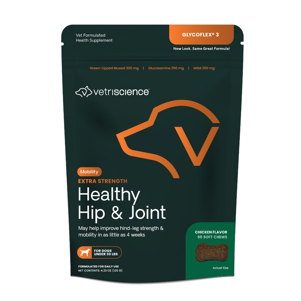VetriScience GlycoFlex 3 Joint Supplement for Small Dogs (60 soft chews)