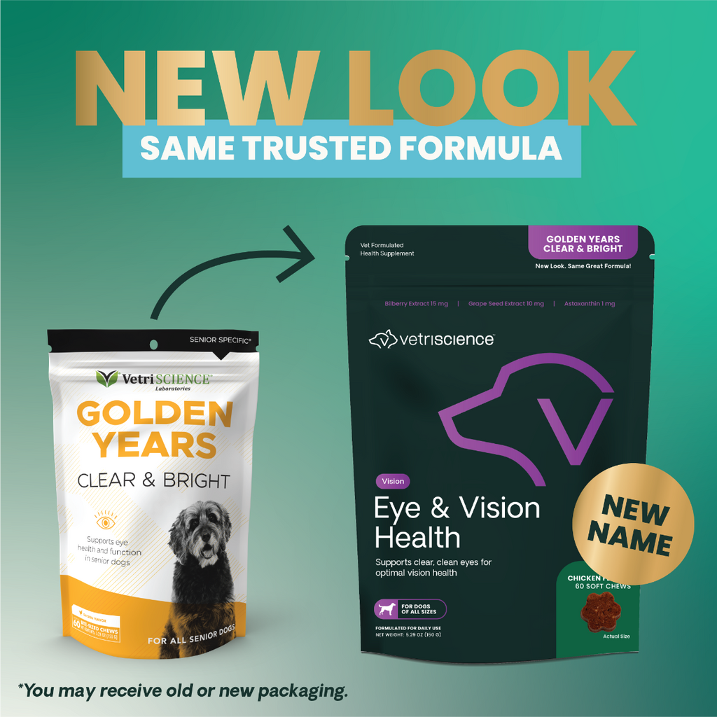 VetriScience Golden Years Clear and Bright Eye Health for Senior Dogs (60 soft chews)