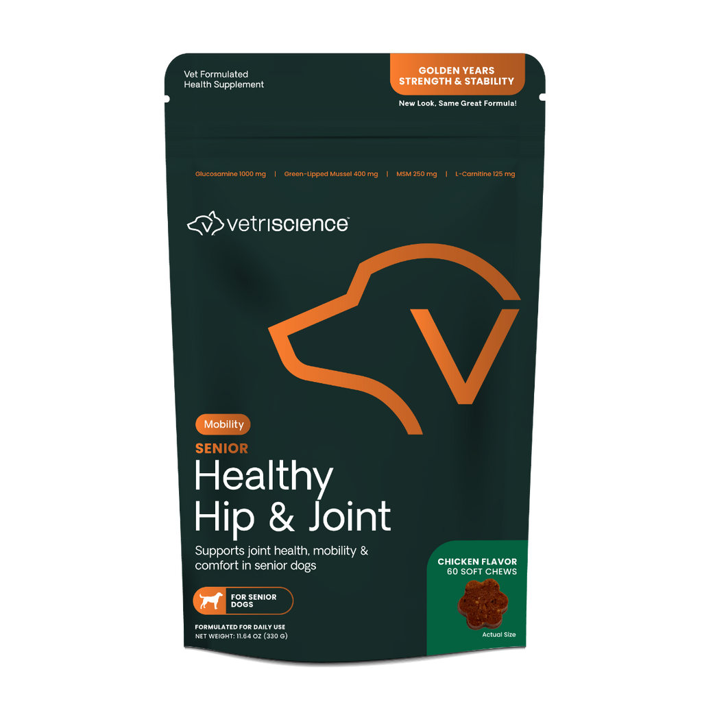 VetriScience Golden Years Strength and Stability Joint Support for Senior Dogs (60 soft chews)
